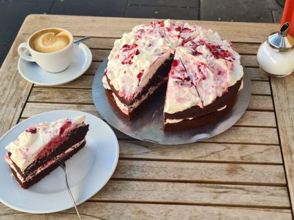 Himbeer-Schokokuchen