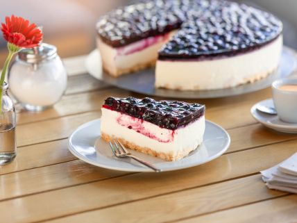 Blaubeer-Zitronen-Cheesecake