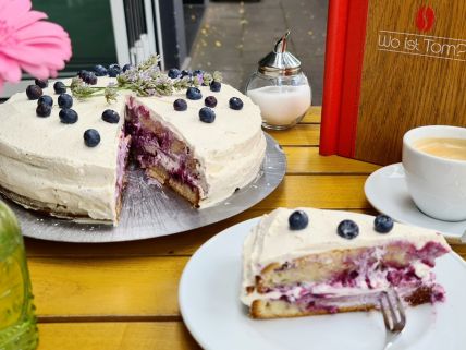 Blaubeer-Lavendel-Kuchen