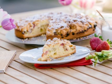 Erdbeer-Rhaberberstreusel