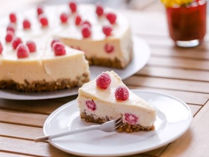 Himbeer-Zitronen Käsekuchen